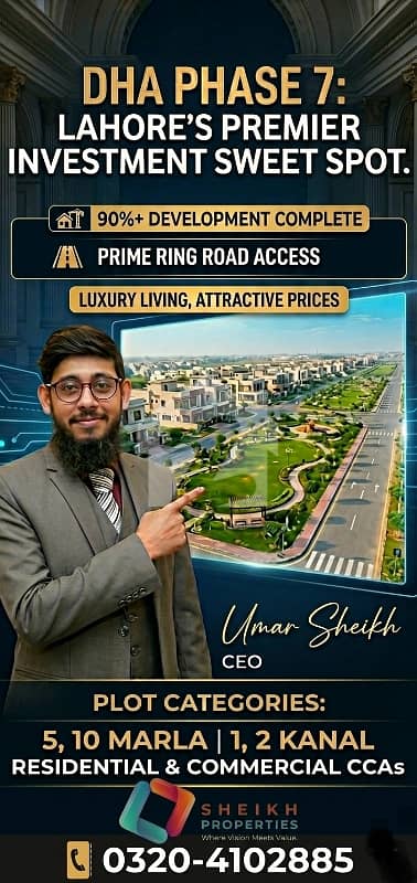 1 KANAL RESIDENTIAL PLOT NEAR TO PARK AND AMENITIES| PRIME LOCATION FOR BUILDERS