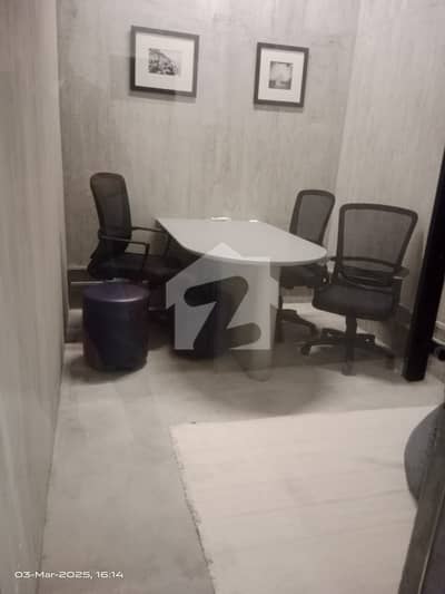 1250 Sq Ft Office For Rent Facing Main Boulevard, Garden Town Lahore Hall Shaped Big Window Facing Road Non Furnished.