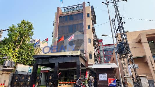 Shop For Rent On MM Alam Road Lahore Ideal For Coffee Shop, Restaurant & Aesthetic Clinics