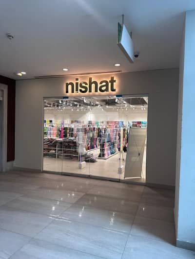 Prime Commercial Shop Already Rented To   Nishat . Price 1.90crore To 7crore Incoming Rent 1.50lac To 5lac