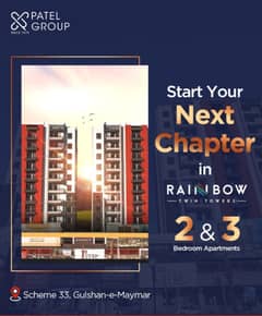 Located In The Heart Of Scheme 33 Gulshan-E-Maymar, Rainbow Twin Tower