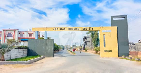 Corner 20 Marla Residential Plot For Sale in Judicial Society Faisalabad Main Sheikhupura Road