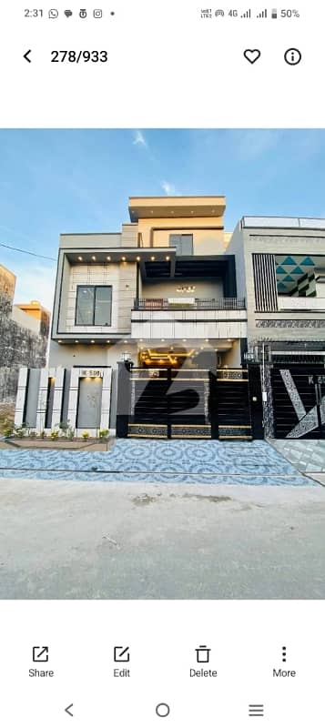 5 Marla Brand New Double Storey House Available For Sale