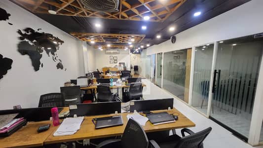 1800 Sq Ft Semi Furnished Office Is Available At Main Shahra E Faisal 24/7 Building