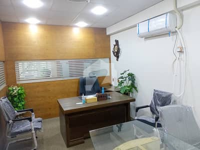 1200 Sq Ft SEMI FURNISHED OFFICE Is Available At Main Shahra E Faisal 24/7 Building