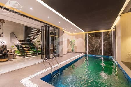 1000% ORIGINAL ADD 1 KANAL ASAD AFZAL DESIGN FULL BASEMENT FULLY FURNISHED BUNGALOW WITH INDOOR SWIMMING POOL FOR SALE NEAR TO PARK.