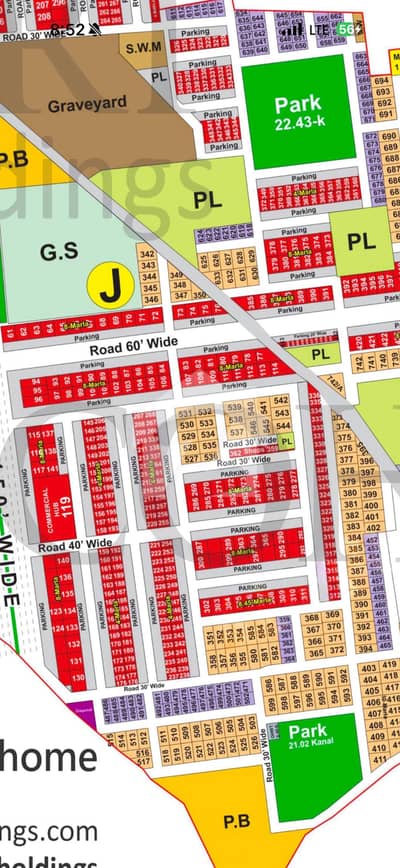4 Marla Commercial Available For Sale Corner And Non Corner With Range Sixteen To Nineteen Million Possession In March