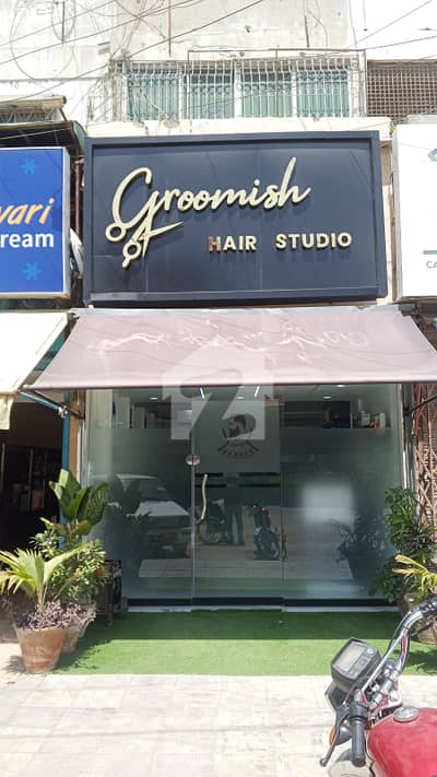 SHOP AVAILABLE FOR SALE 450 SQFT ON RASHID MINHAS ROAD