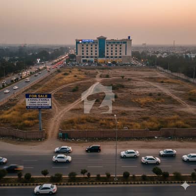 88 Marla Plot For Sale On Gurumangat Road Near Ramada Hotel Lahore