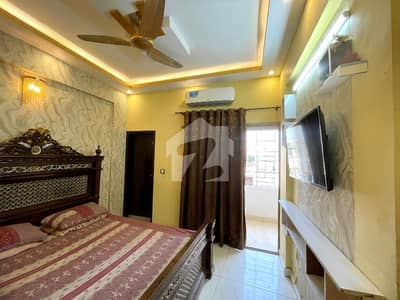 Flat For Sale In North Karachi 7D2. North Alrauf Apparment 2 2nd Floor Opposite Saddique Akbar Musjid Main Road Facing