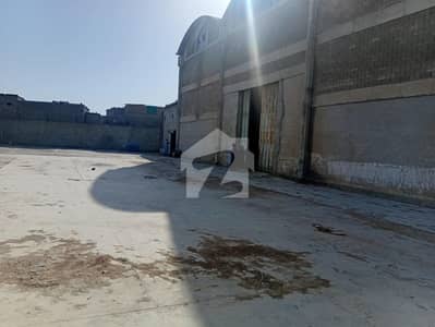 حب ریور روڈ کراچی میں 1 کنال گودام 22.0 کروڑ میں برائے فروخت۔
