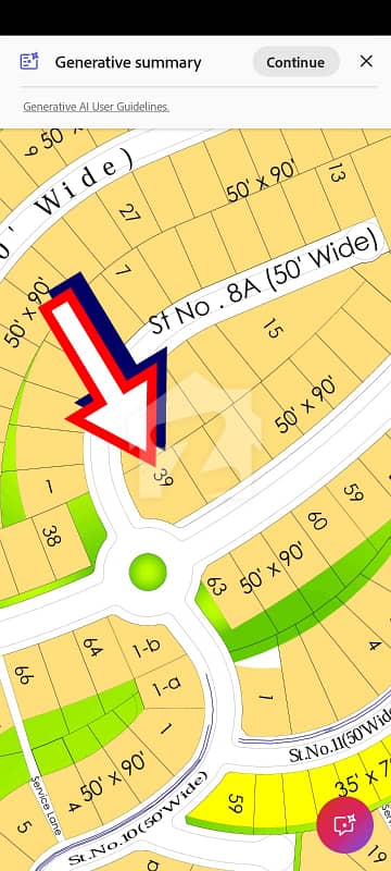 Blvd Corner Extra Land Top Location Plot For Sale