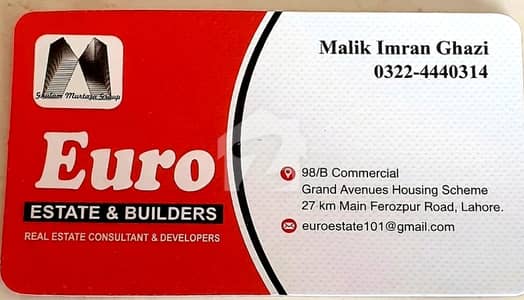 5 Marla Residential Plot For Sale Is Available In Grand Avenue Housing Scheme - Block B Near To Main Boulevard