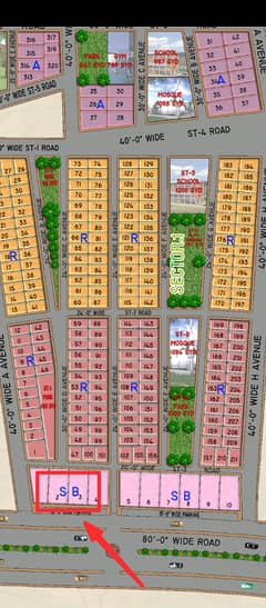 400 Sq Yards SB Commercial Plot For Sale In Falaknaz Dreams Villas