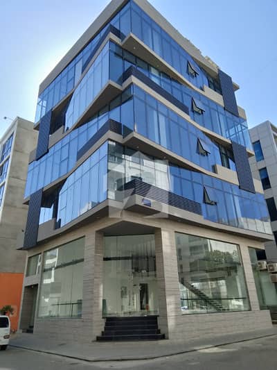 ULTRALUXE COMMERCIAL REAL ESTATE: BRAND NEW 200 SQ YD G+4 COMMERCIAL BUILDING FOR SALE IN AL-MURTAZA COMMERCIAL, DHA PHASE 8