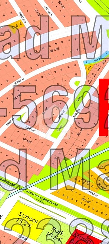 One kanal plot for sale in dha phase 5 sectors F  near head office