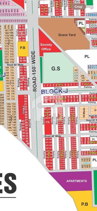 8 Marla  Commercial Plot Available On 150 Ft Road