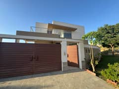 500 Sq Yd Designer 6-Bedroom Park-Facing Villa with Basement for Rent Precinct-4, Bahria Town Karachi, with Park, Mosque & Midway Commercial nearby close to Entrance.