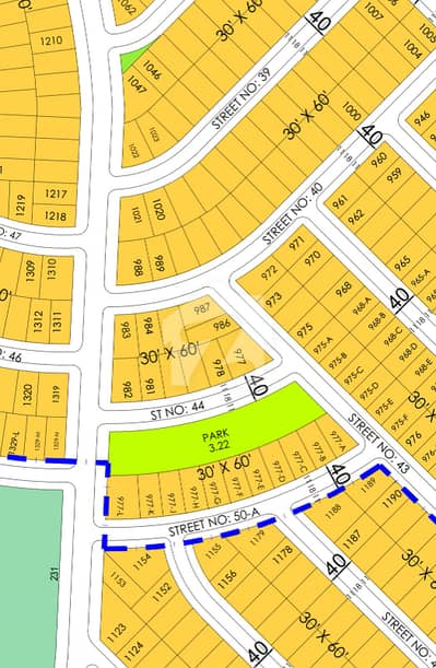 8 MARLA PARK FACING FRANT BACK OPEN PLOT FOR SALE in FAISAL TOWN BLOCK A 8 MARLA PARK FACING FRANT BACK OPEN PLOT FOR SALE in FAISAL TOWN BLOCK A