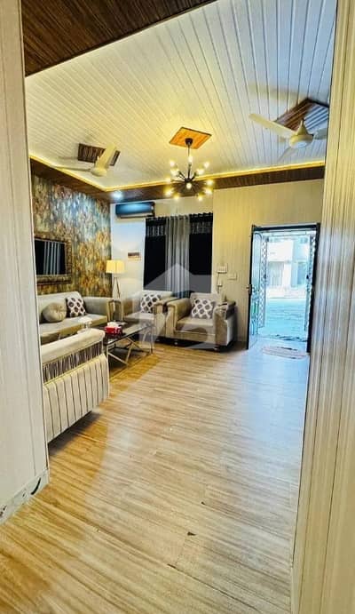 5 Marla full furnished ground portion available for rent