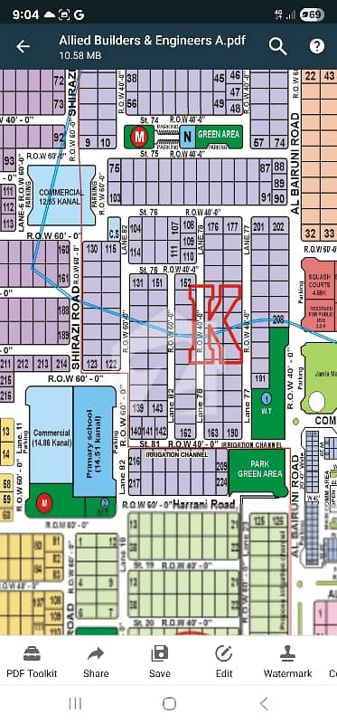 One Kanal 18th Avenue Plot Is Available For Sale At D-18