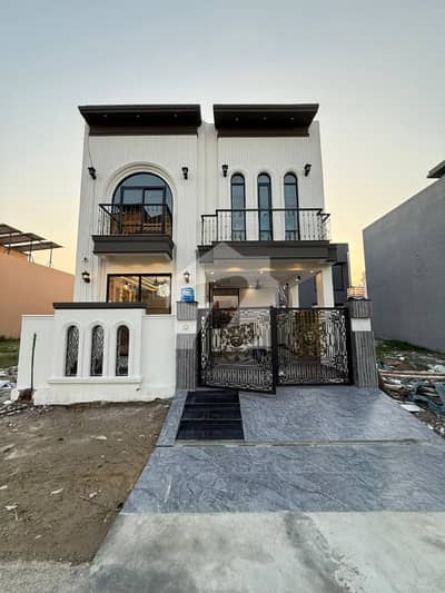 5 Marla Brand New Classical Design House For Sale In DHA Rahber Sector 2  Servant Room H Block