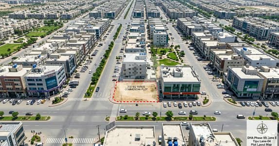 RARE COMMERCIAL LAND FOR SALE IN DHA KARACHI AL-MURTAZA COMMERCIAL