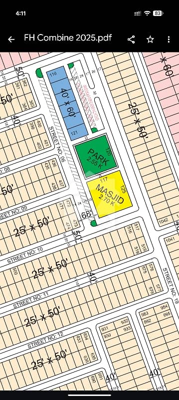 5 Marla Solid Plot Executive Block Faisal Hills For Sale