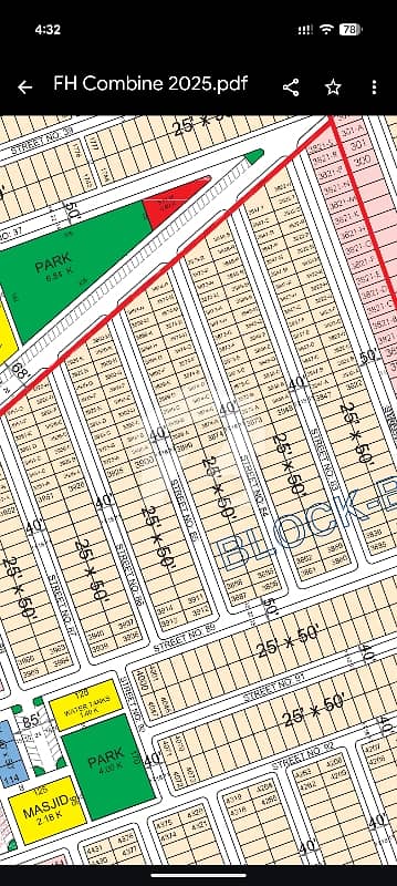 5 Marla Solid Plot Block B Faisal Hills For Sale