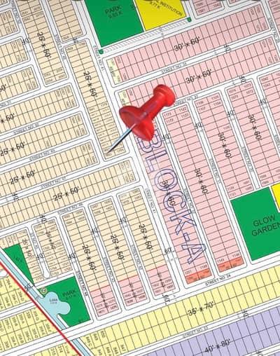 Corner Plot A Block Available For Sale