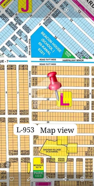 DHA Phase 6 L Block 1 Kanal Prime Plot For Sale | Surrounded By Luxury Houses