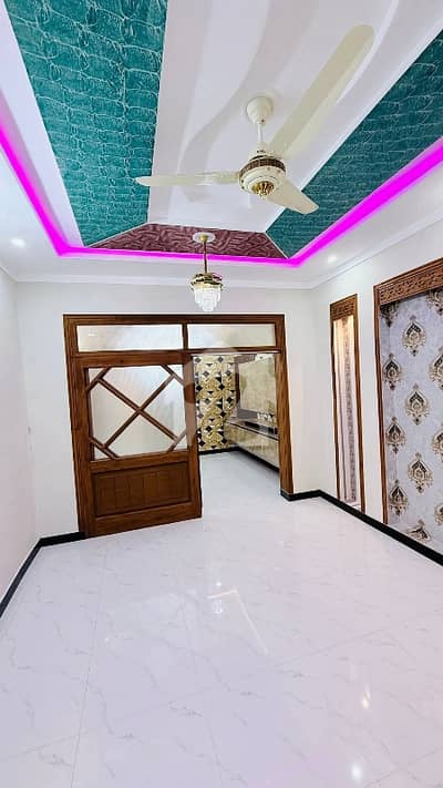 5 Marla Single Storey Brand New House 2 Bed Rooms 1 Drawing 3 Bathrooms 1 Tv Lounge 1 Kitchen 1 Parking Electricity Water All Facilities Of Life Available.