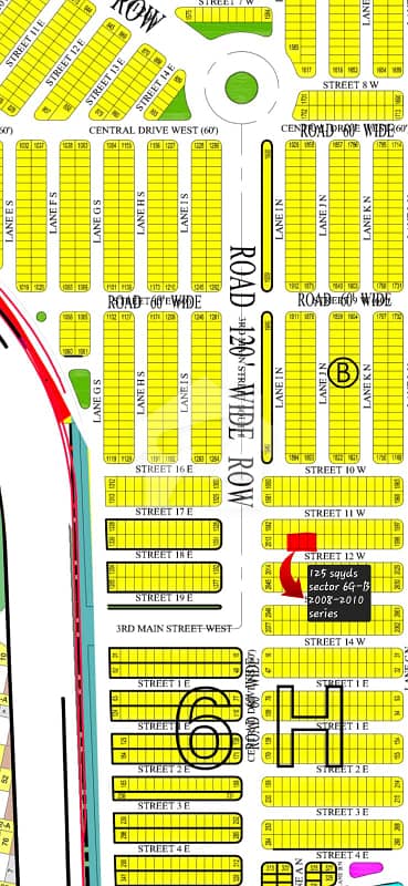 125 Sq. Yards Residential Plot Sector 6GB | DHA City Karachi