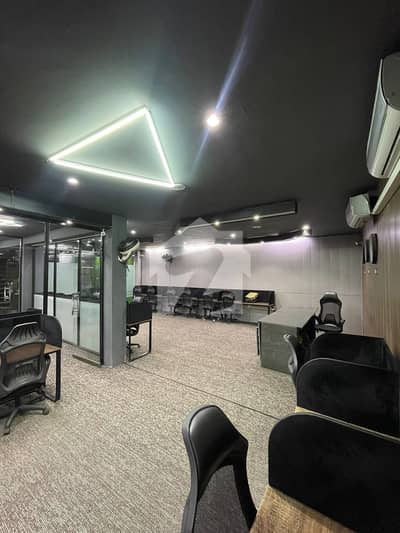 3000 SeqFt Furnished Office for Rent in Johar Town for (Call center + Software house + Marketing Office &