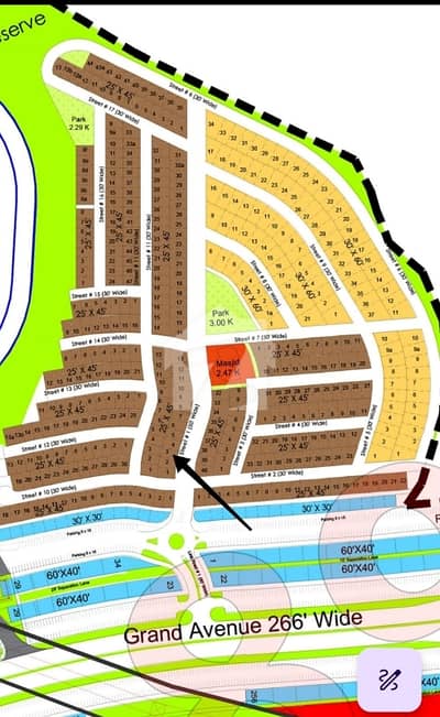 5 Marla Plot no 3. Street 11. Sector E. DHA 4 River View North (RVN)