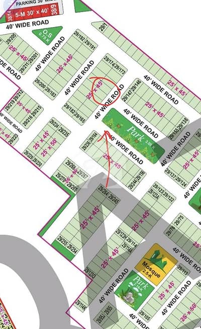 5 Marla Plot for Sale | Tipu Sultan Ext. | Plot No 29/169 | Park T Open Form No Transfer Fee