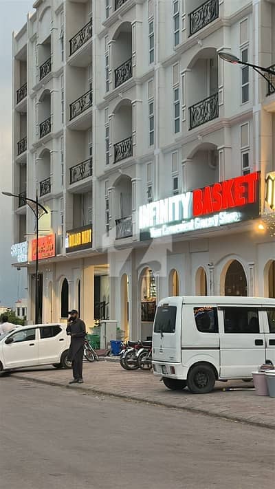 Ground floor and first floor shop available for rent in sector C1 embassy Garden bahria enclave Islamabad