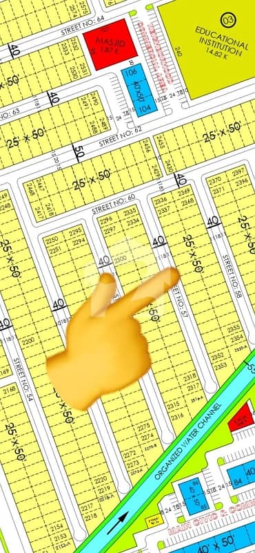 Buy A Centrally Located Prime Location 1250 Square Feet Residential Plot In Faisal Hills - Block B