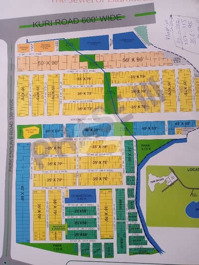 Plot For Sale Park Enclave Phase 3