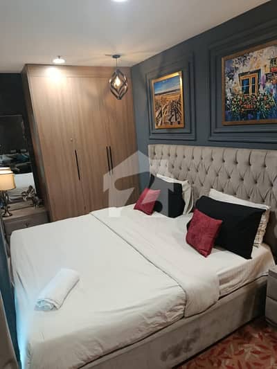 1 Bedroom Luxury Full Furnished Apartment For Rent in Bahria Town Lahore