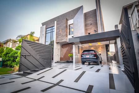 FULL BASEMENT FULLY FURNISHED WITH POOL CENIMA ONE KANAL ULTRA MODERN DESIGN BUNGALOW NEAR DOLMEN MALL
