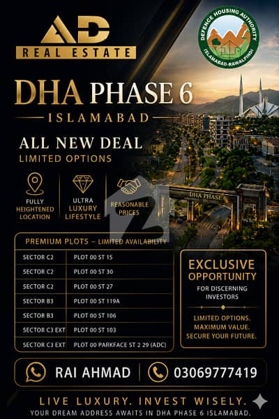 1 Kanal Plot Available For Sale Sector C3 in Dha Phase 6 1 Kanal Plot Available For Sale Sector C3 in Dha Phase 6