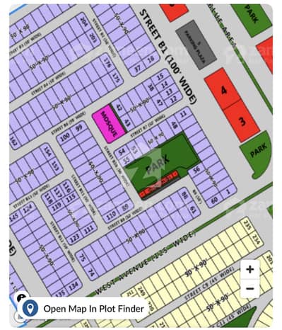 Luxury Kanal+ Plot | 2 Side Open | Park Back | CDA Map Approved | Ready to construct Luxury Kanal+ Plot | 2 Side Open | Park Back | CDA Map Approved | Ready to construct
