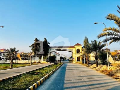 5 Marla Plot In Zaman Villas Corner Location Attractive Price