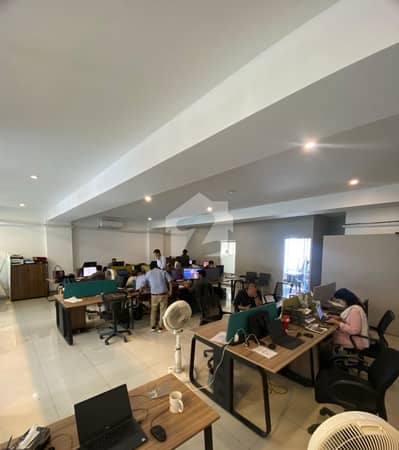 DHA phase 6big bukhari commercial 3rd floor lift parking 1700sqrfit good location