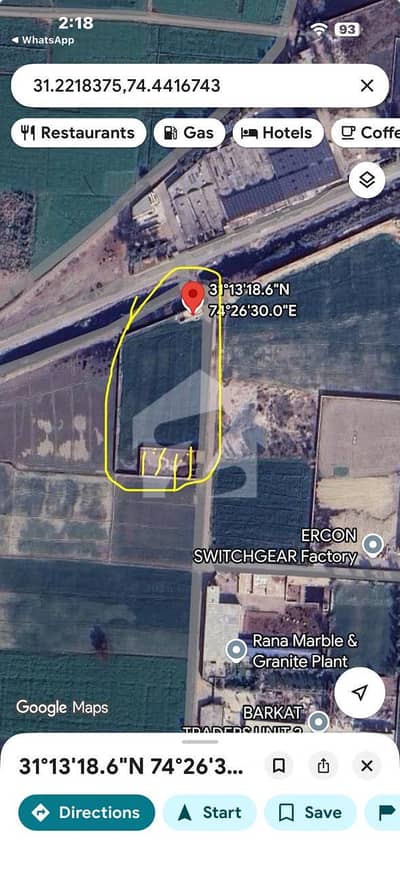 Industrial commercial agriculture land