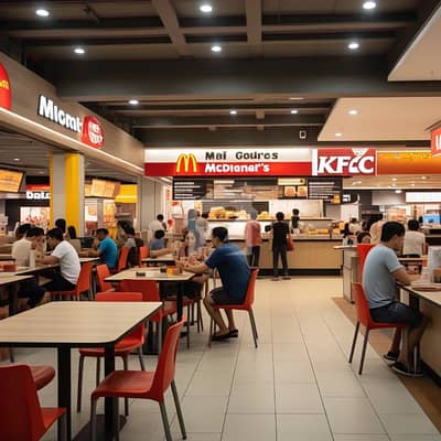 194 Sqft Food Court Floor Shop in Dubai Twin Towers Al-Kabir Town Phase-2 Downtown