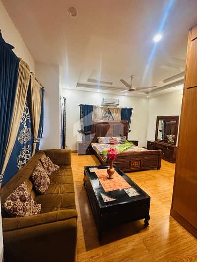 ONE BED FULLY FURNISHED FLAT A WELL MAINTAIN PLAZA FOR BACHLER AND FAMILY AVAILABLE FOR RENT AT BAHRIA TOWN PHASE 8 RAWALPINDI ISLAMABAD