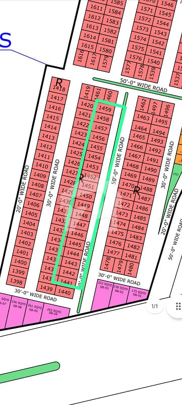 50 FEET ROAD FACING 120 SQ YARDS PLOT FOR SALE AT OVERSEAS BLOCK 01 NTR-01