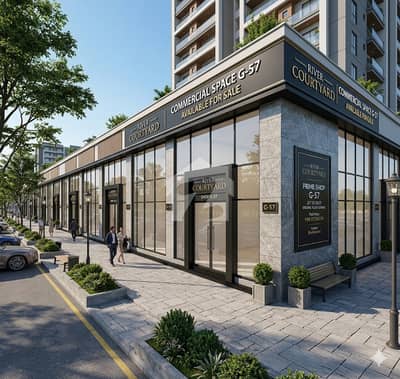 Prime Ground Floor Corner Shop (G-57) River Courtyard , Bahria Town Phase 7